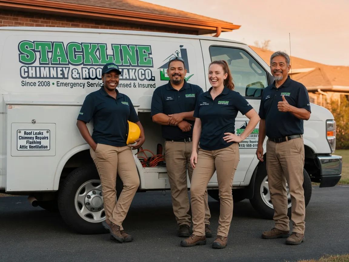 Chimney flashing repair company in Coloma, MI
